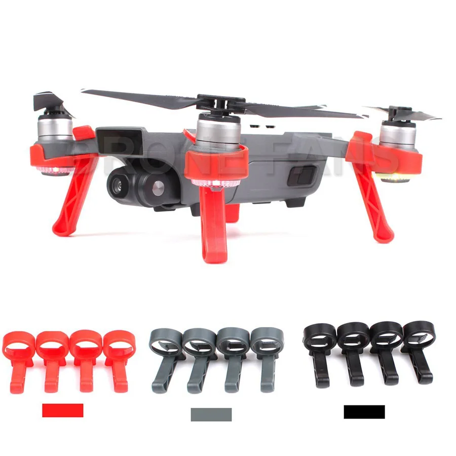 4 шт./компл. посадка Шестерни Стабилизаторы посадки, Gimbal Камера Protector для DJI Spark красный/черный/серый
