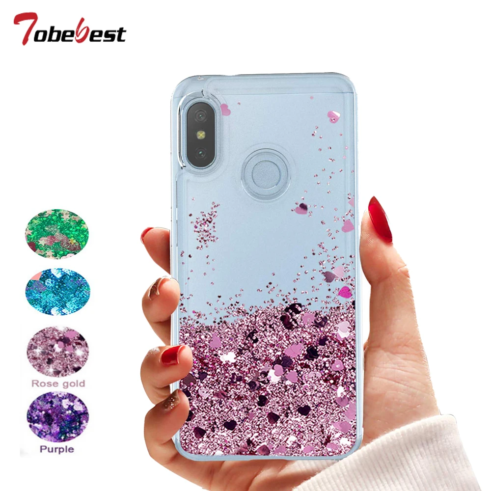Dyna mi c Qicksand Блестящий Жидкий чехол для Xiaomi mi A1 A2 Lite Coque Red mi Note 6 5 7 Pro Red mi 6 Pro 6A 5Plus S2 силиконовый чехол