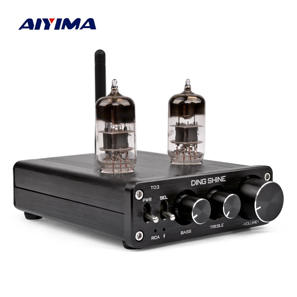 Вакуумный трубный усилитель AIYIMA Bluetooth 4 0 6N3 приемник Hi Fi Bile предварительный
