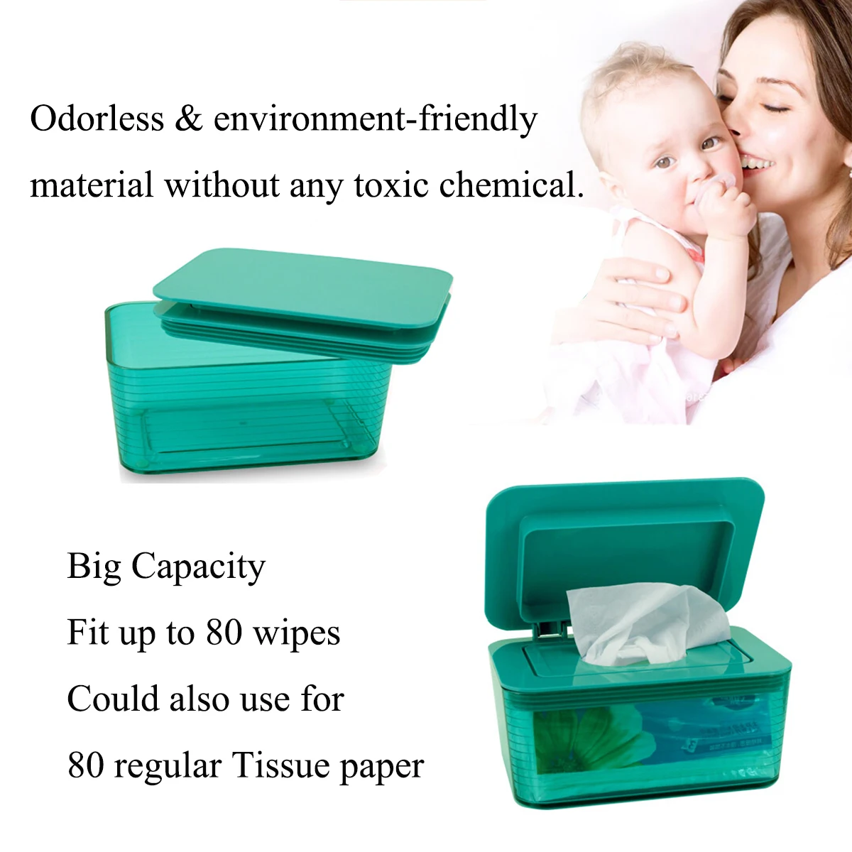 Topsky гигиеническая коробка для влажных салфеток Детская герметичная бумага леди