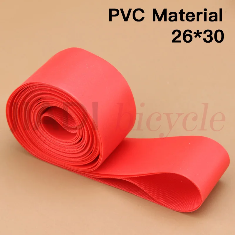 PVC W 30mm Коврик для шин для велосипеда, 26 дюймов, расширенный вкладыш для шин, стойкий к проколу, для горного велосипеда, внутренняя трубка, защитная накладка, ПВХ, нейлоновая подкладка - Цвет: PVC W 30mm