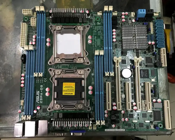 Материнская плата ASUS для двух LGA 2011 DDR3 VGA USB2.0 USB3.0 64G|Материнские платы| |