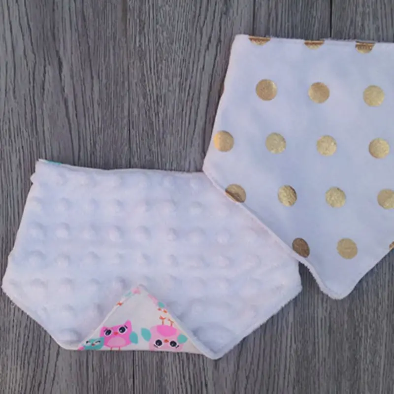 Нагрудник детский бандана для мальчиков хлопок в полоску водонепроницаемый