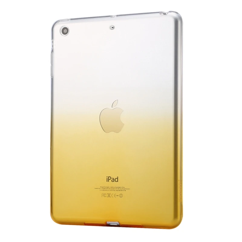 Градиентный нижний чехол из ТПУ для apple ipad Air 2 защитный смарт 6 чехол|Чехлы