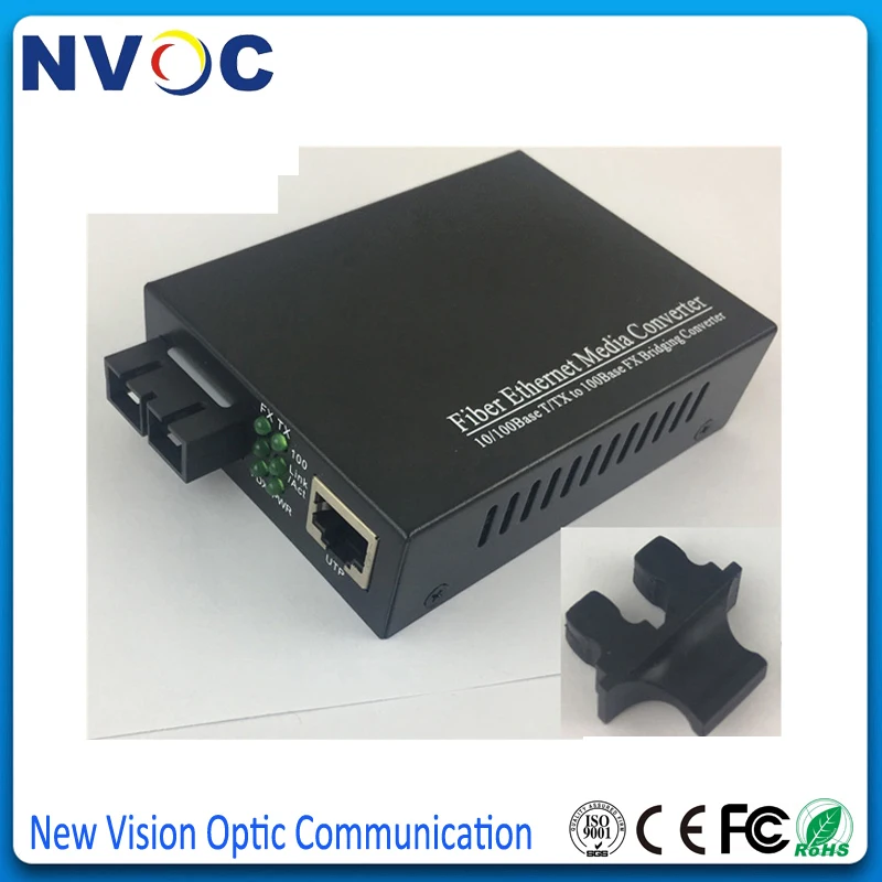 40 км 1RJ45 медиа конвертер 10/100/1000 м SM Dual Fiber 1310nm SC евро зарядка Gigabit одномодовый Ethernet