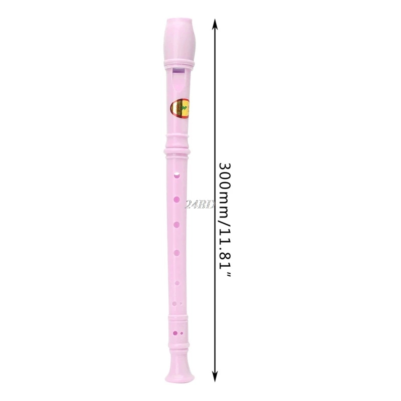 Многоцветный Пластиковый музыкальный инструмент диктофон сопрано длинная