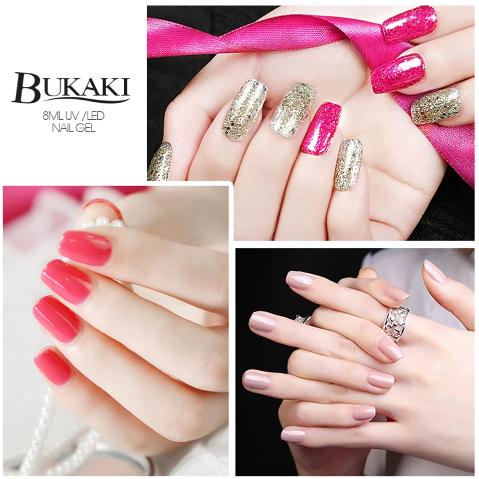 BUKAKI верхнее Базовое покрытие Гель-лак набор впитываемый базовый верхний слой матовое верхнее покрытие Гель-лак для Ногтей Стойкий Светодиодный УФ-Гель-лак для ногтей