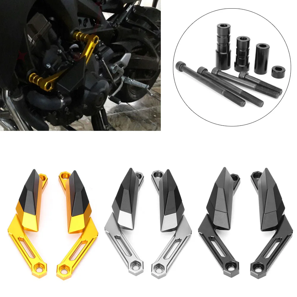 

Мото Рамка слайдер Краш протектор защитная накладка золото для YAMAHA MT-09 FZ09 2013 2014 2015 2016