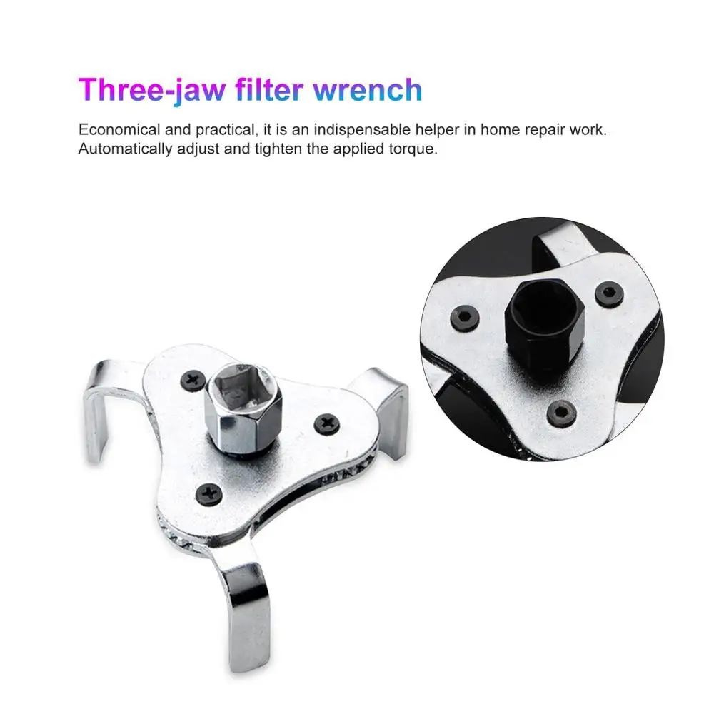 Плоский трехкулачковый масляный ключ инструмент для разборки масляной сетки