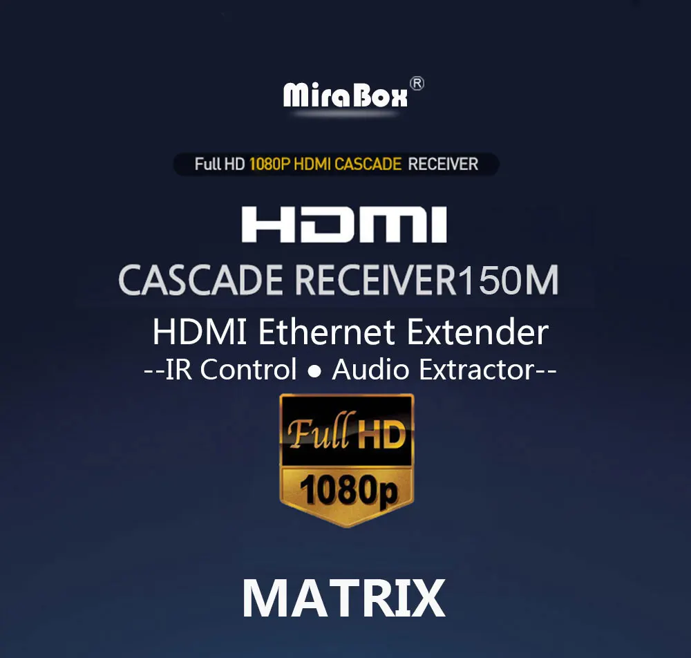 MiraBox по IP матрицы HDMI удлинитель Поддержка много TX для многих RX 1080p Cat5 Cat6 rj45 Ethernet кабель работает как HDMI ИК матрица