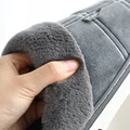 Men shoes winter Slippers Suede Gingham Plush Velvet Indoor shoes for Men Home Slippers 2020 Non slip Waterproof Male slipper