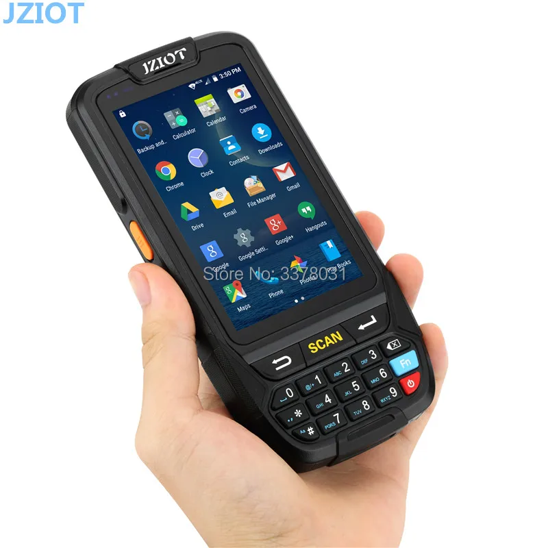 Сканер штрих-кода NFC UHF RFID Wi-Fi 4G Bluetooth 4 дюйма android | Компьютеры и офис
