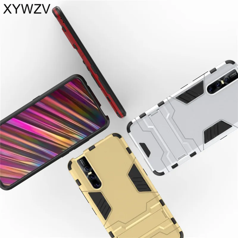 For Vivo V15 Pro Case Shockproof Armor Soft Silicone Rubber Hard PC Phone Back Cover |