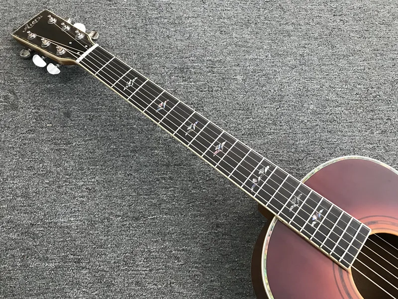 Aiersi бренд Sunburst Реплика 1895 O-28 туристический салон акустический салон гитара с гитарный чехол