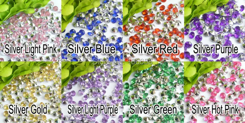 1000 шт. 4 5 мм Свадебный алмазный конфетти свадебный стол разброс светильник