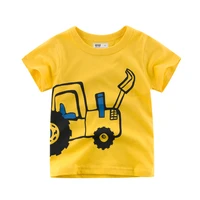 excavator t shirt boy cotton short sleeve summer childrens t shirts 2 3 4 5 6 7 8 years toddler boys baby t shirts kids clothes