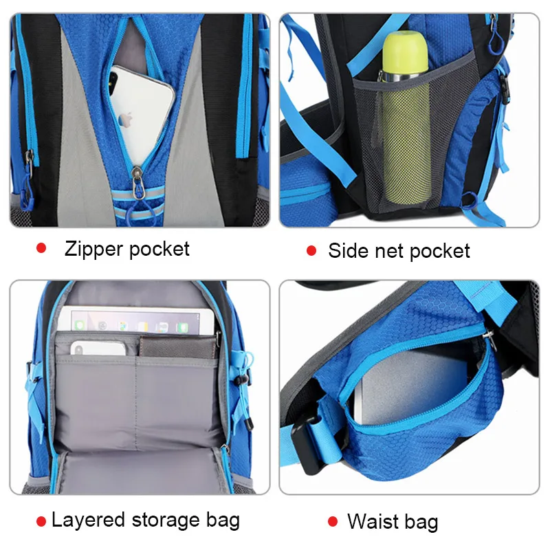 40L уличный спортивный рюкзак дорожные сумки тактическая походная армейская