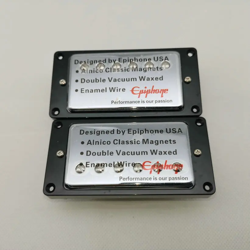 Chrome 1 компл. Epi LP Стандартный SG электрогитара Alnico бар хамбакер Пикап хром золото черный зебра Сделано в Корее - Цвет: Chrome