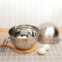 stainless steel mixing bowl for baking egg beating pan with handle soup salad fruit basin bowl kitchen tools