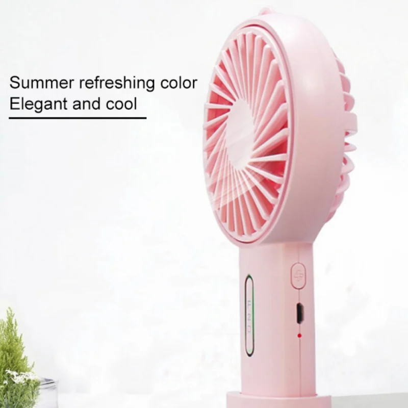 USB портативный простой ручной настольный вентилятор встряхнутый вверх и вниз с