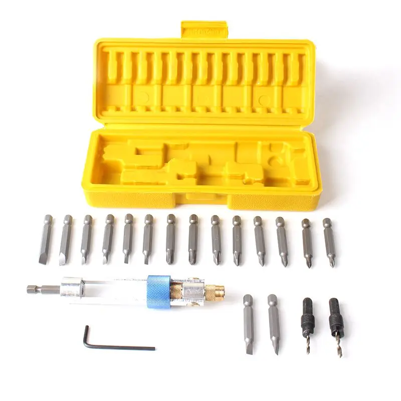 

20pcs Double Use Precision Screwdriver Set Bits For Car Repair Dismantle Half Time Drill High Speed Steel