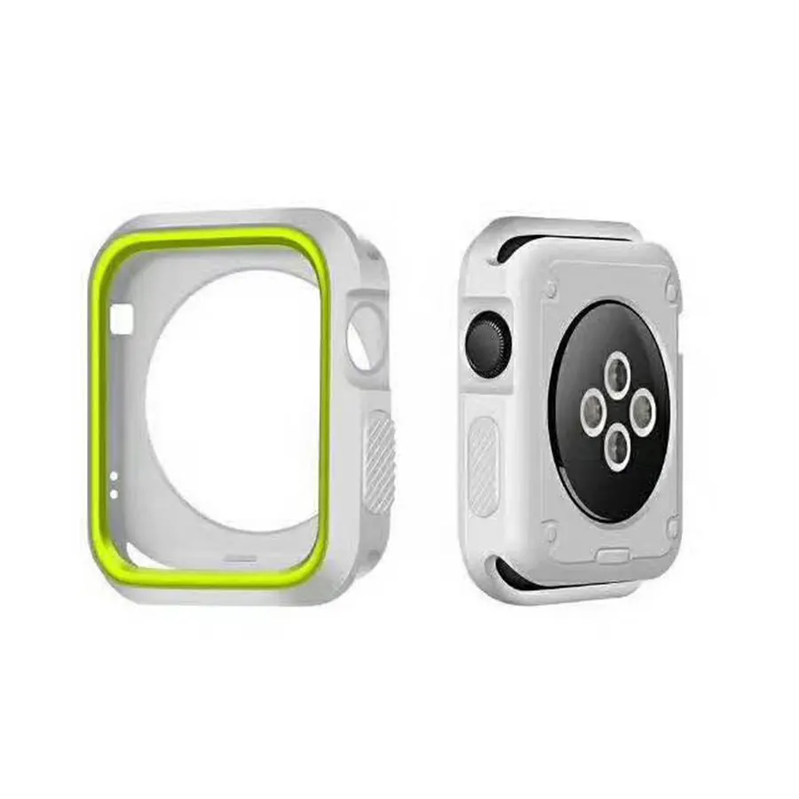 Силиконовый чехол для Apple Watch 42 мм 38 спортивный ремешок полностью резиновый