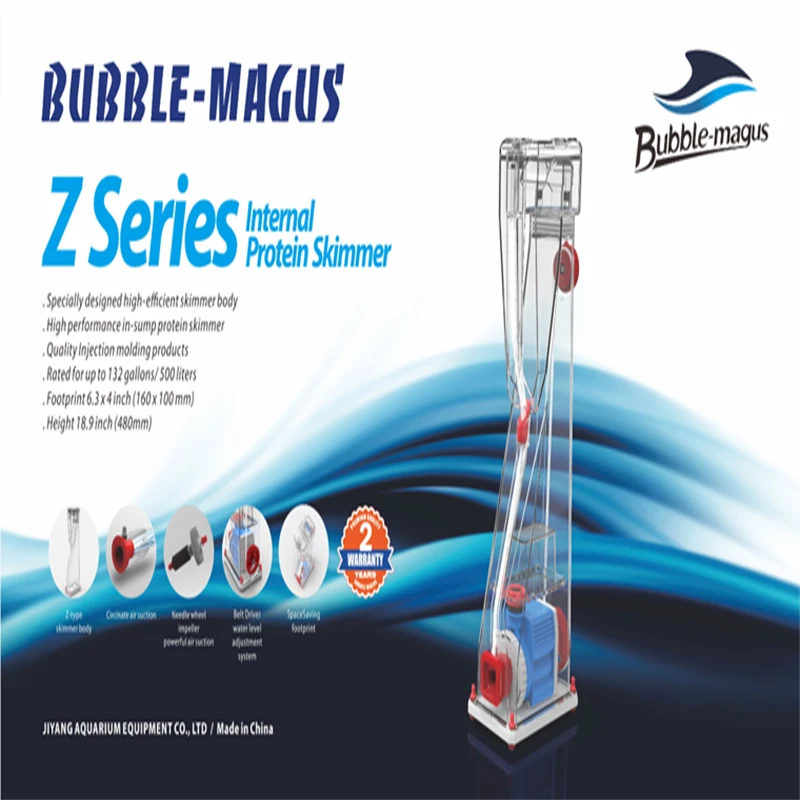 13W New Bubble Magus BM Z6 Internal Protein Skimmer Sump Pump for Saltwater Aquarium Marine Reef Needle Wheel Venturi 500L | Дом и сад