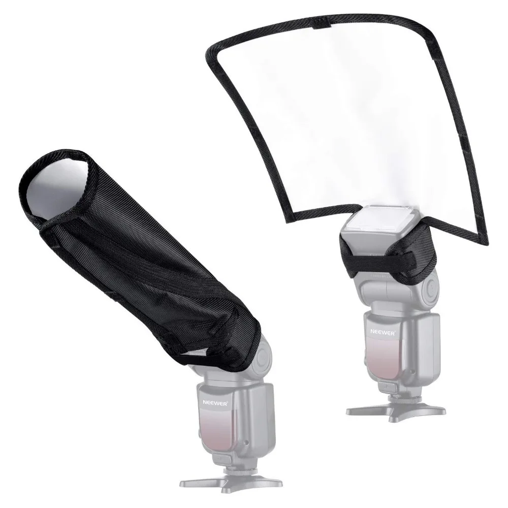 Гибкий белый отражатель для камеры Speedlite вспышка Софтбокс диффузор