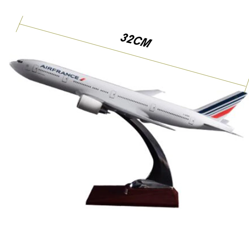 32 см коллекционные Boeing777 AirFrance игрушечные модели самолетов airlines Самолет литья под