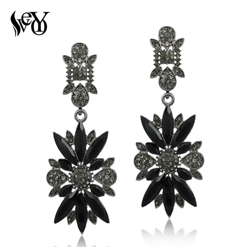 

VEYO Crystal Earrings For Woman Rhinestone Drop Earrings Luxury Trendy brincos Pendientes High Quality