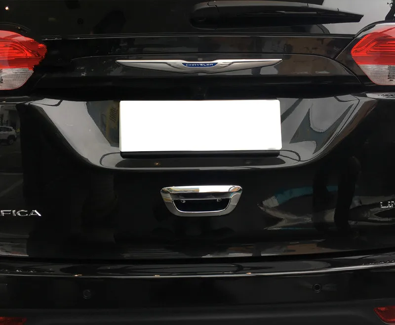 Стайлинга автомобилей задняя дверь ручка Накладка ABS Chrome для Chrysler Pacifica аксессуары