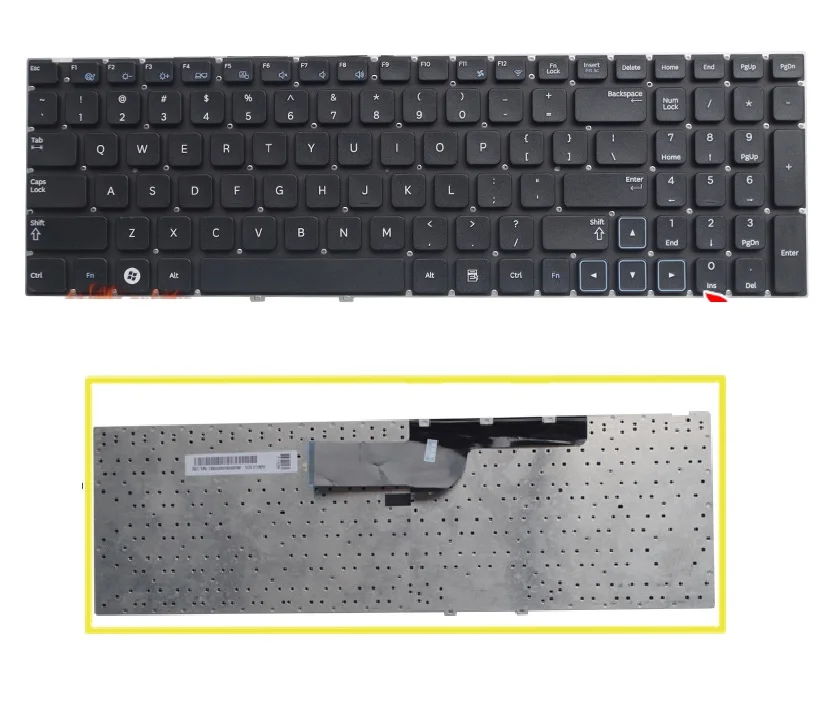 Клавиатура для ноутбука SSEA Новая США без рамки Samsung 300E5A NP300E5A 300V5A NP300V5A 305E5A NP305E5A 305V5A