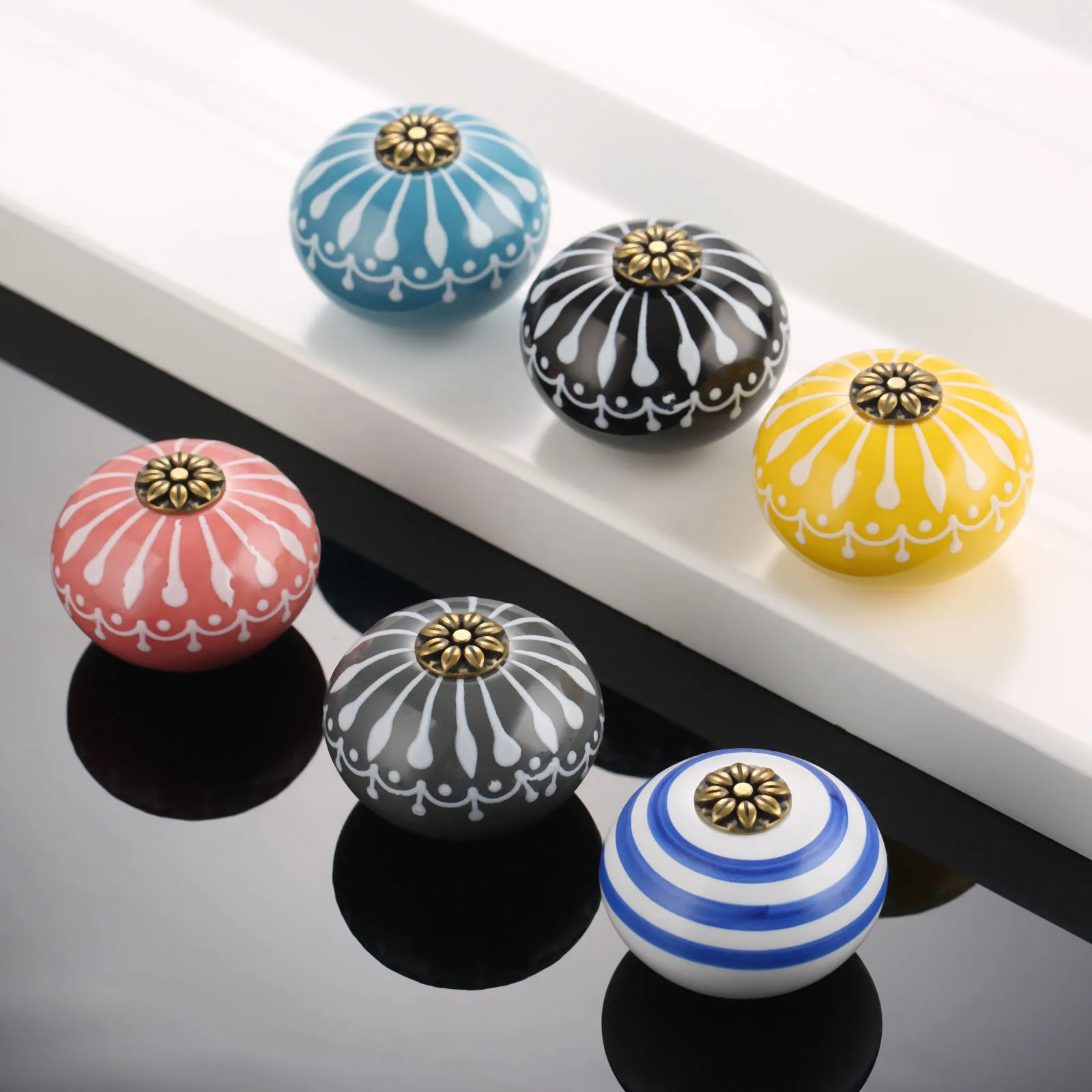 1 шт. керамическая ручка для кухонного шкафа|Ручки шкафа| |