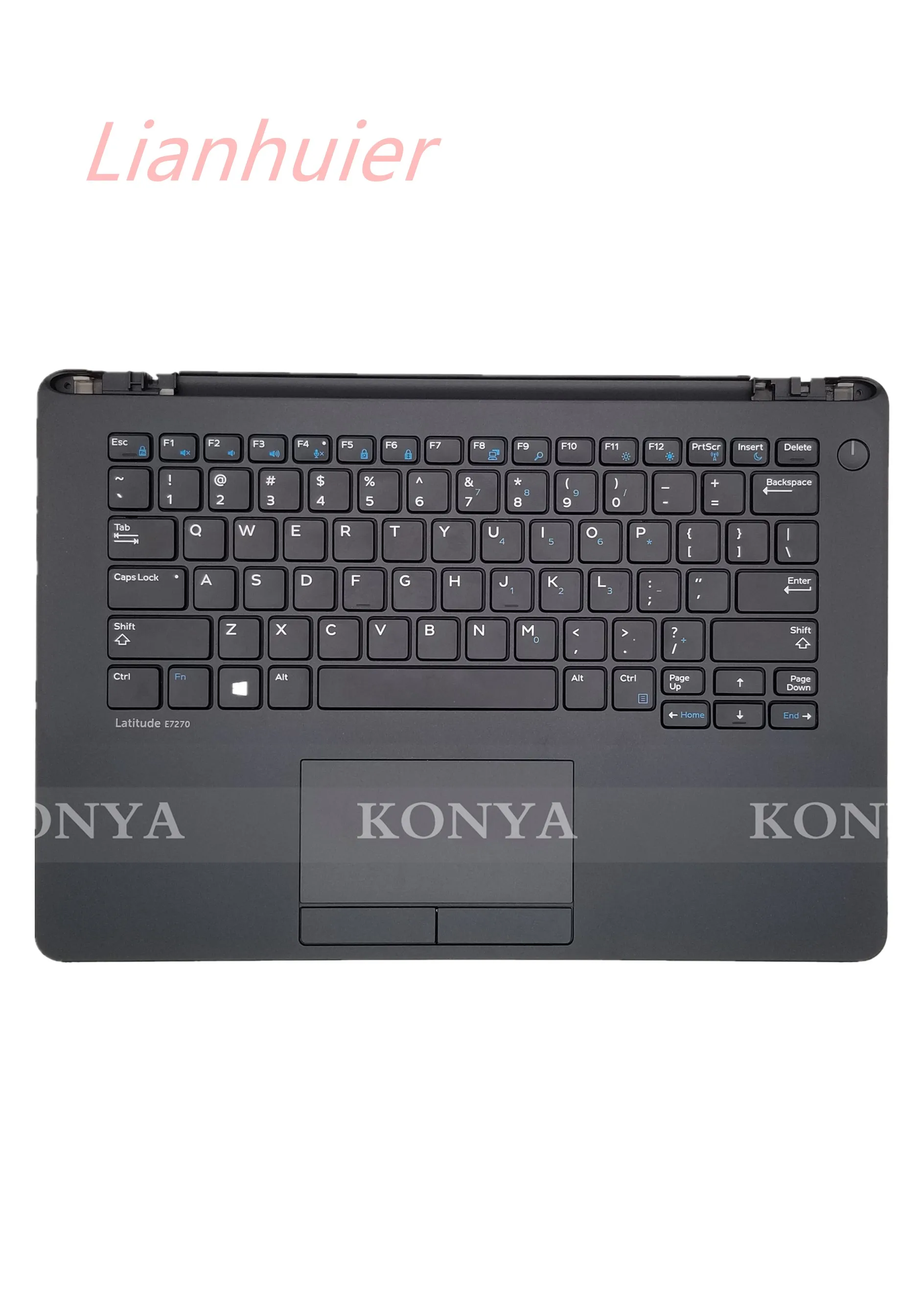 Подлинный для Dell широта E7270 Пальмовая подставка тачпад+ клавиатура P1G5D 0P1G5D