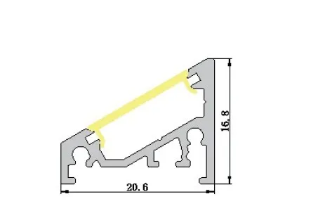Угловой алюминиевый профиль для светодиодных лент|aluminium profile for led|led aluminium profileprofile