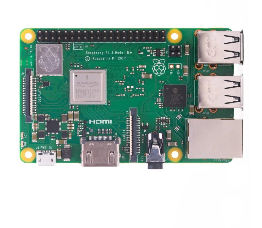New Original Raspberry Pi 3 Model B+Plus 64-bit BCM2837B0 1GB SDRAM WiFi 2.4/5.0GHz Bluetooth PoE Ethernet PI 3B+PI3 | Компьютеры и