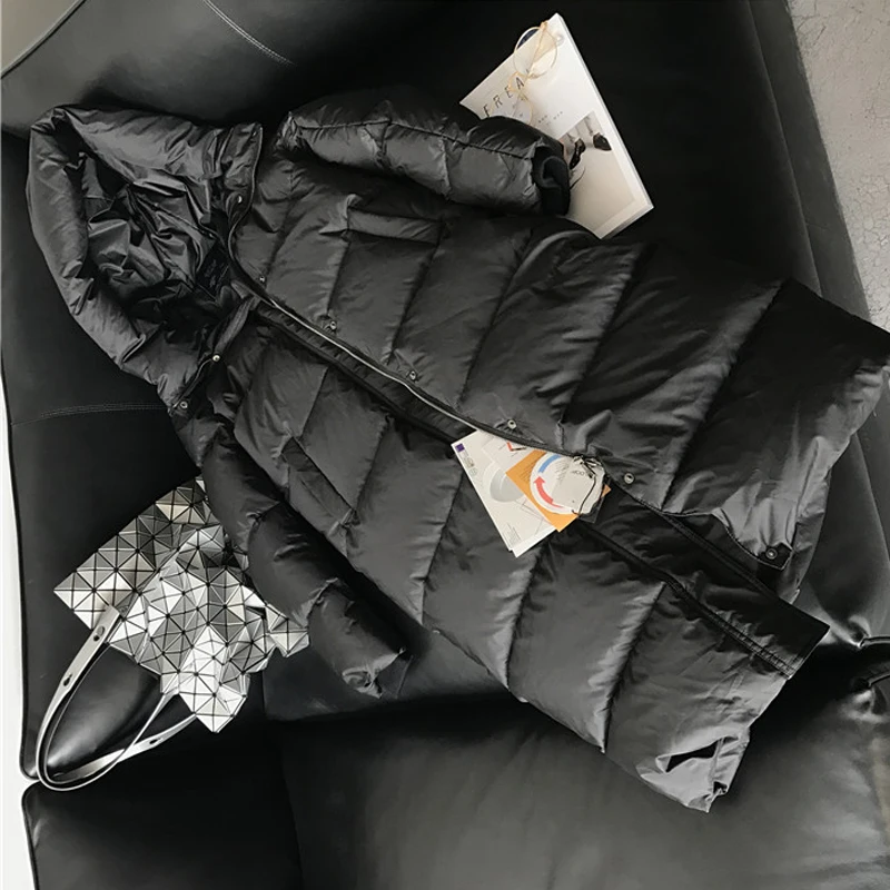 Winter Jacket Women Long Parka Thick Duck Down Coat 2019 Solid Hooded Warm Parkas Snow Waterproof Outwear | Женская одежда