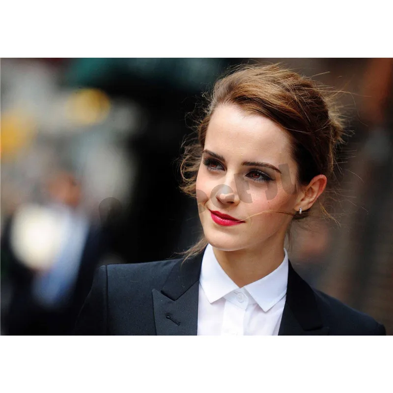 Декоративная бумага с белым покрытием для украшения дома Эмма Ватсон плакат