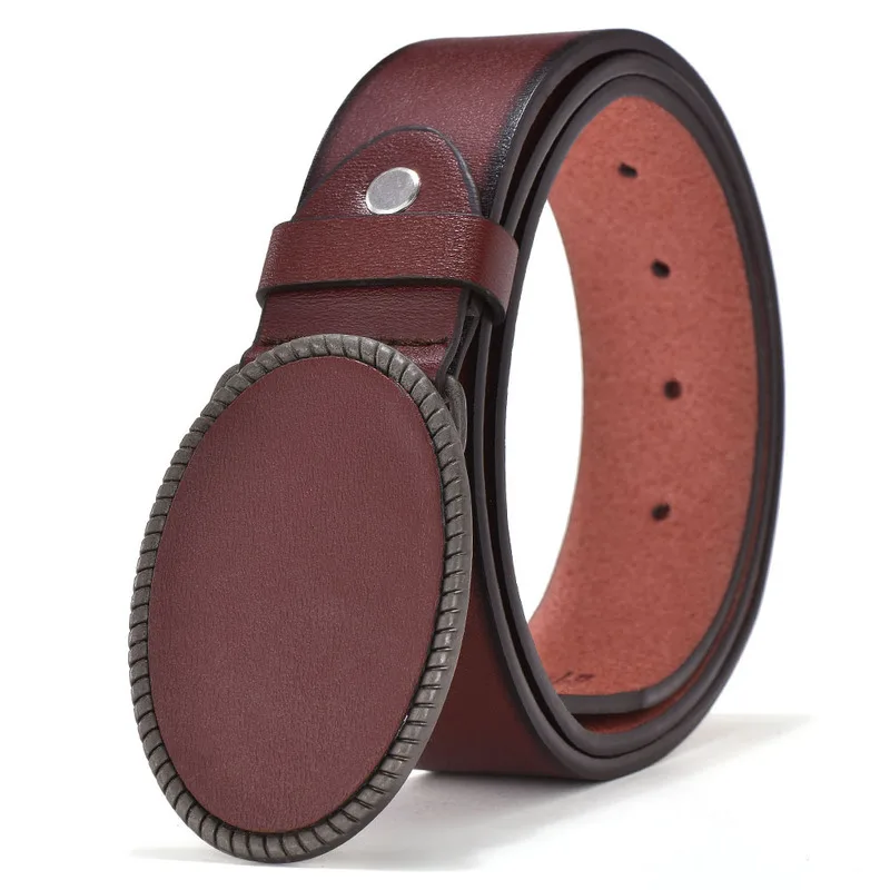 2019 повседневные мужские ремни из искусственной кожи с кожаной пряжкой|Мужские