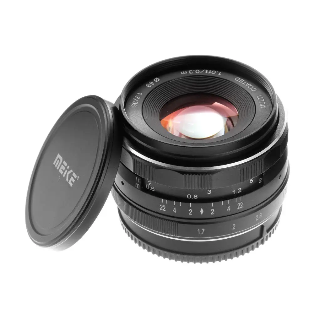Объектив с большой диафрагмой ручной фокус MF Prime 35 мм F1.7 для FujiFilm FX камеры A2 X A1 E2 E2S