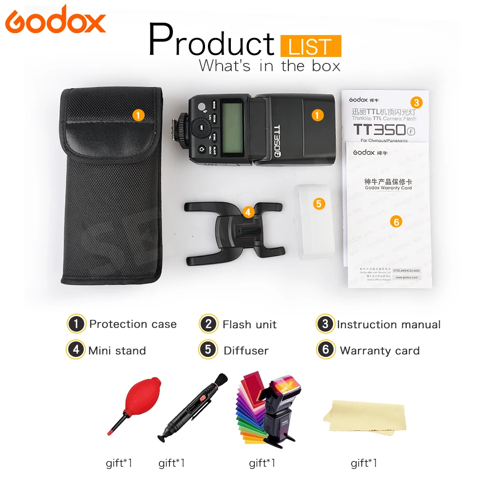 Godox TT350F для Fujifilm Mini Speed lite Flash GN36 TTL HSS высокая скорость 1/8000S 2 4G Беспроводная система