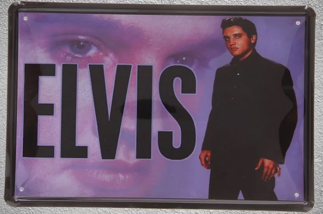 Винтажный художественный постер Elvis Presley 1 шт.|sign plate|home metal decorationhome vintage decoration |