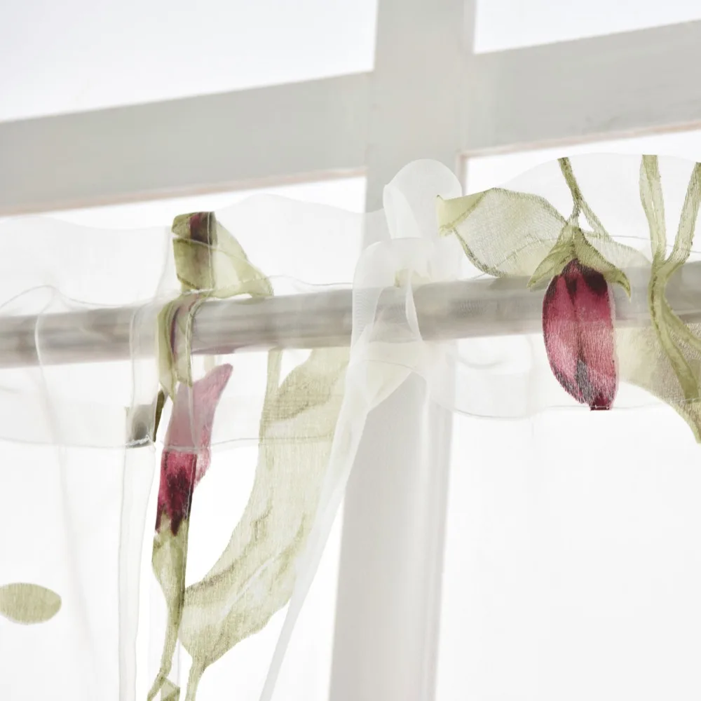 Набор для обработки окон NAPEARL панель штор кафе готовая штанга с карманом