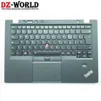 palmrest upper case with italy italian backlit keyboard touchpad for thinkpad x1 carbon 1st backlight teclado c cover 04y0803