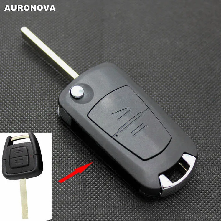 AURONOVA новый обновленный Корпус ключа для Opel Vectra Corsa Vauxhall Zafira Omega Astra h j insignia 2 кнопки