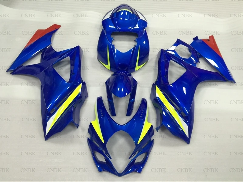 Для GSXR1000 2007 2008 K7 наборы обтекателей GSX R 1000 07 синие обтекатели для Suzuki Наборы