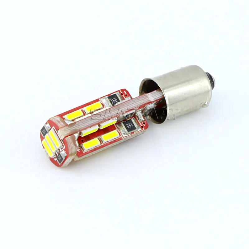 Пара BA9S BAX9S BAY9S 19-SMD 120/150/180 градусов обратный светильник сигнала поворота