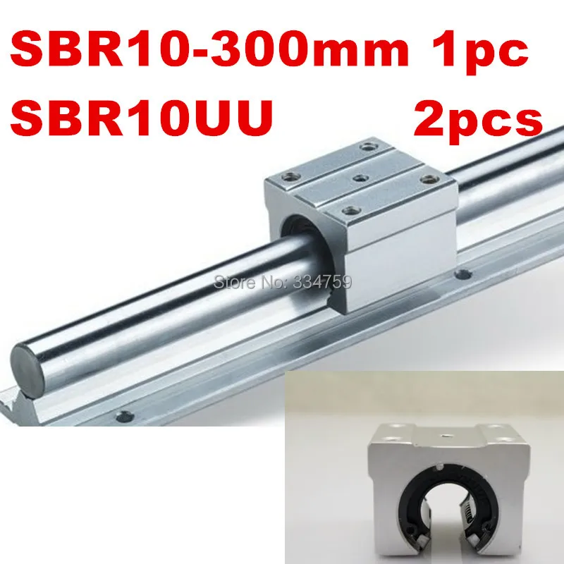 Линейная направляющая SBR10 CNC Группа: 1 шт. L300 мм линейная + 2 линейный подшипниковый