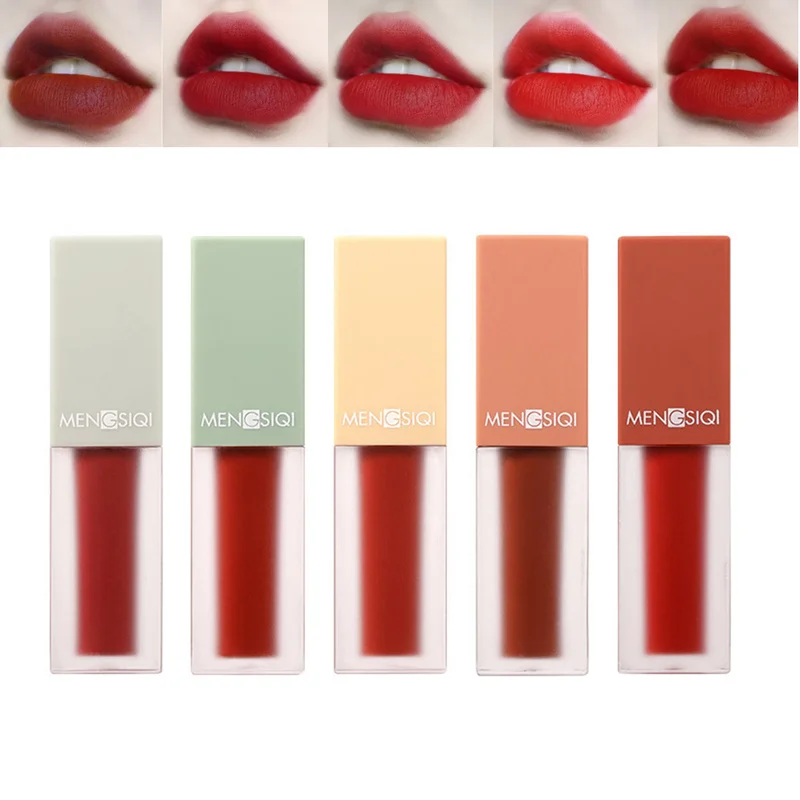 Бархатный туманный блеск для губ матовый стойкий макияж стойкая увлажняющая