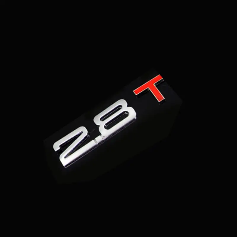 Металлический 3D 1,4 1,5 1,6 1,8 2,0 2,2 2,4 2,5 2,8 3,0 с логотипом автомобиля задний багажник эмблема хвостовая часть украшения знак наклейка Объем двигателя